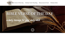 Tablet Screenshot of bibleverseoftheday.com